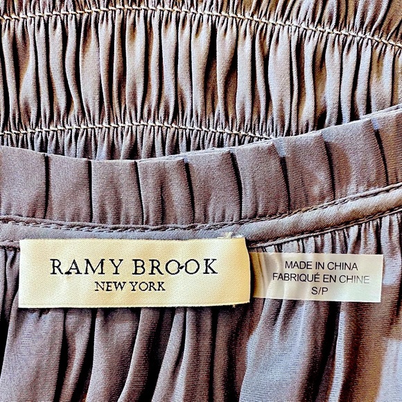 ❌SOLD❌ Ramy Brook Mindy Pleated Ruched Top - Picture 6 of 6